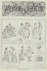 Skizzen auf der Erfindungsausstellung